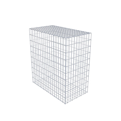 Gabion 100 cm x 90 cm x 50 cm (L x H x P), mailles 5 cm x 10 cm, anneau en C