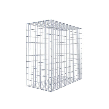 Gabbione 100 cm x 100 cm x 50 cm (L x H x P), maglia 5 cm x 10 cm, anello a C