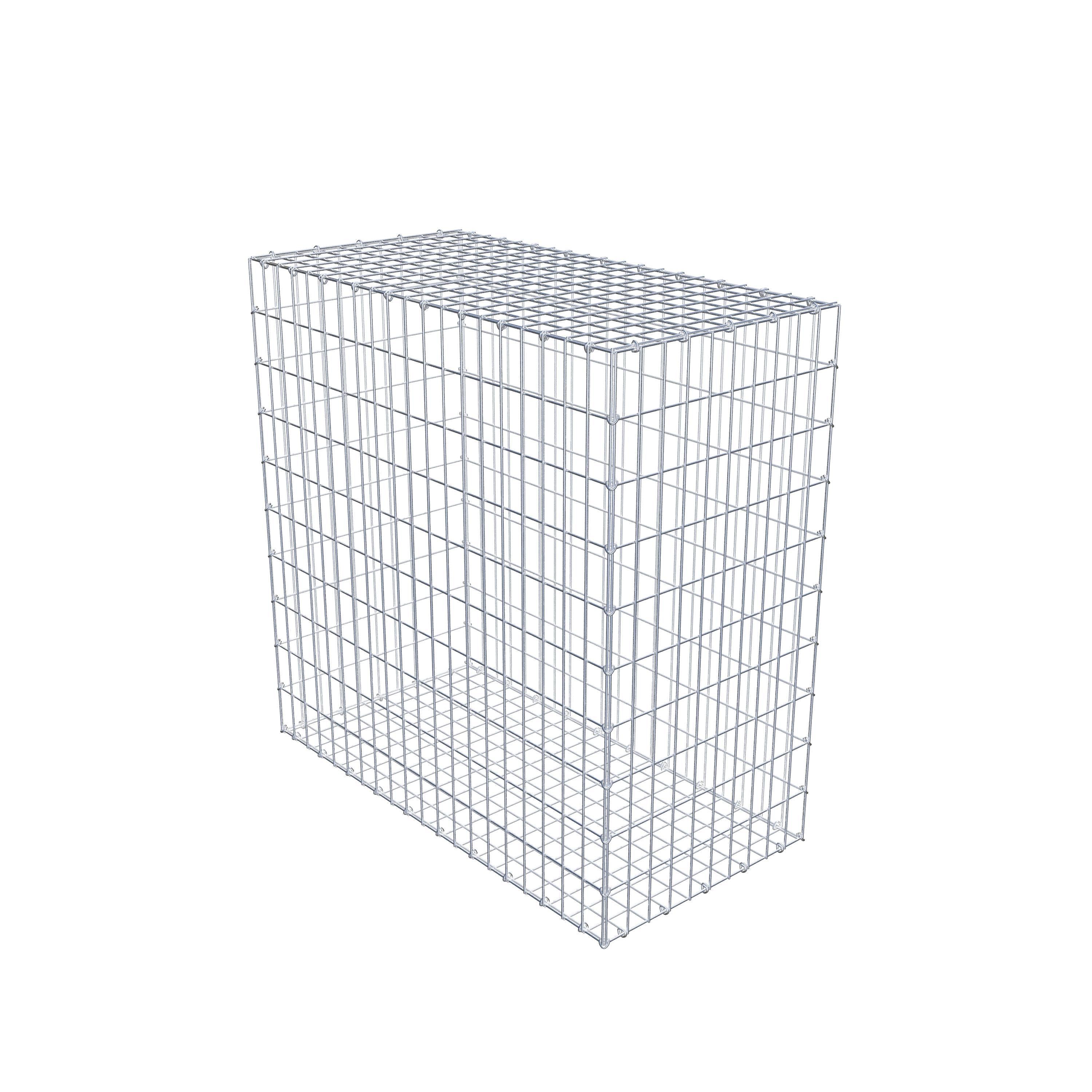 Gabion 100 cm x 100 cm x 50 cm (L x H x D), mesh size 5 cm x 10 cm, C-ring