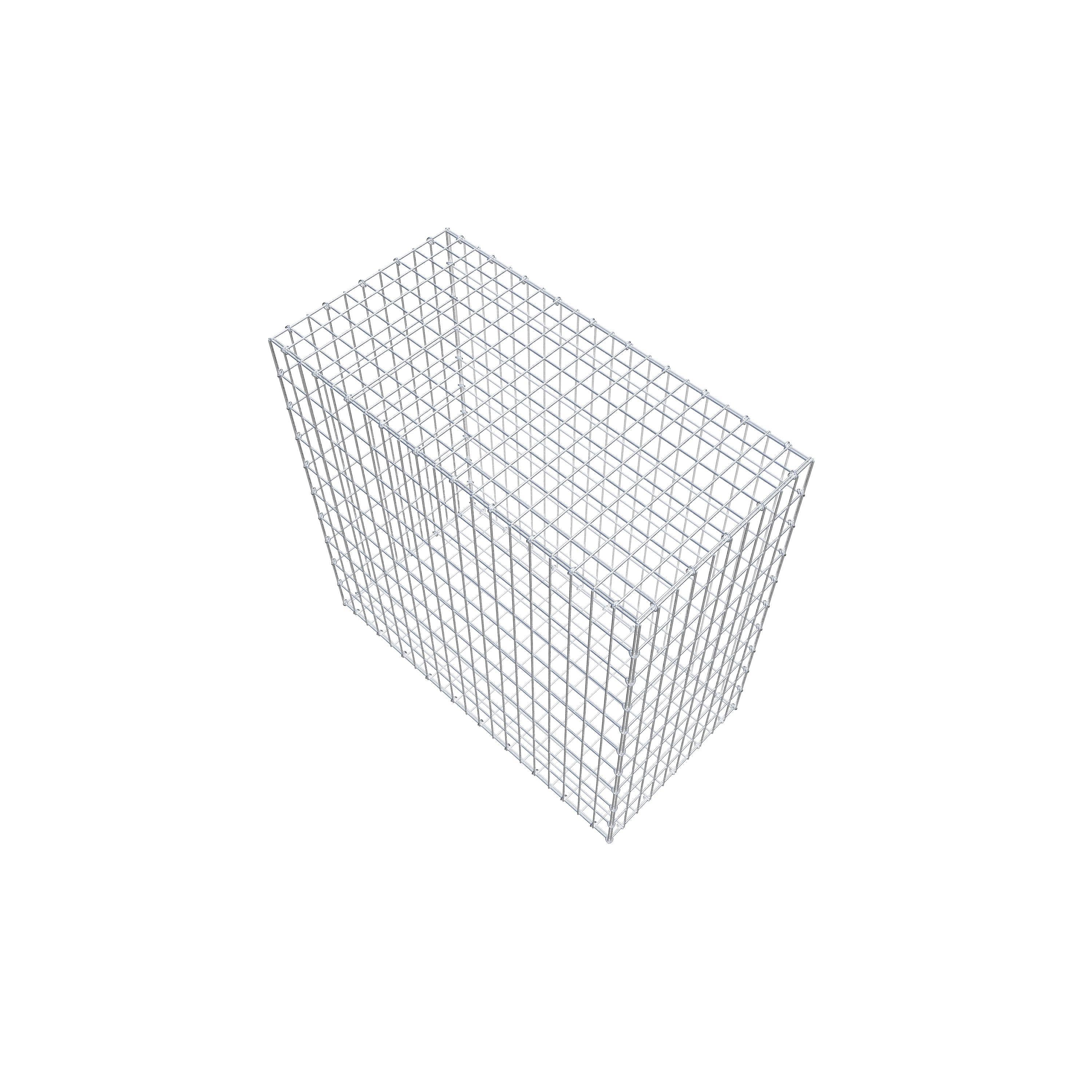 Gabion 100 cm x 100 cm x 50 cm (L x H x D), mesh size 5 cm x 10 cm, C-ring