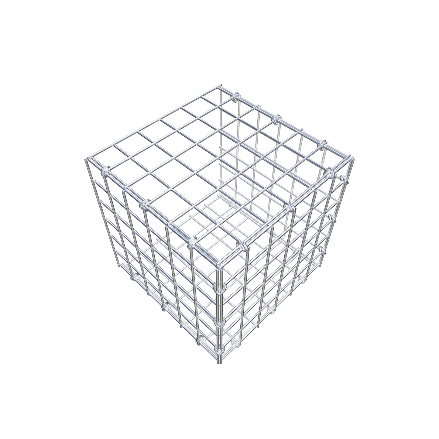 Gavión adicional tipo 2 30 cm x 30 cm x 30 cm (L x A x P), malla 5 cm x 5 cm, anillo en C