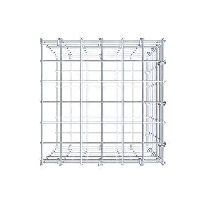 Gavión adicional tipo 2 30 cm x 30 cm x 30 cm (L x A x P), malla 5 cm x 5 cm, anillo en C