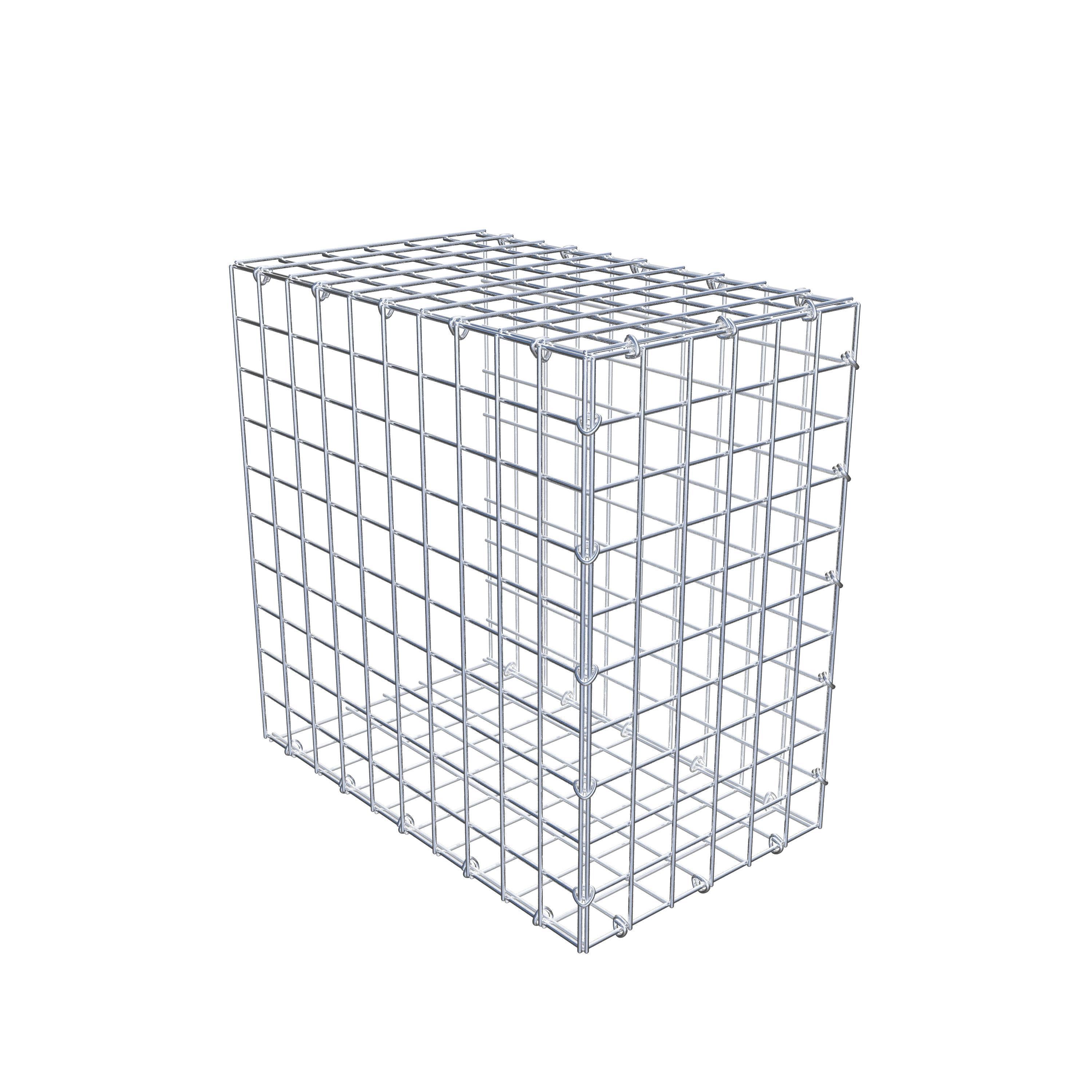 Monteret gabion type 2 50 cm x 50 cm x 30 cm (L x H x D), maskestørrelse 5 cm x 5 cm, C-ring