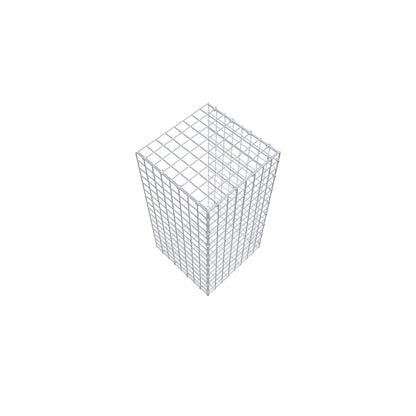 Opzetpaal type 2 80 cm x 40 cm x 40 cm (L x H x D), maaswijdte 5 cm x 5 cm, C-ring