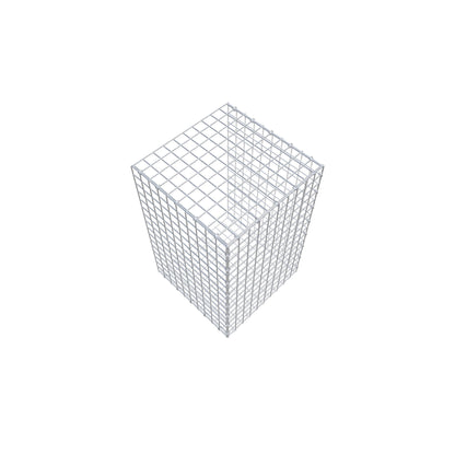 Pila adicional tipo 2 80 cm x 50 cm x 50 cm (L x A x P), malla 5 cm x 5 cm, anillo en C