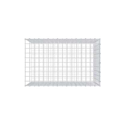 Pila adicional tipo 2 80 cm x 50 cm x 50 cm (L x A x P), malla 5 cm x 5 cm, anillo en C