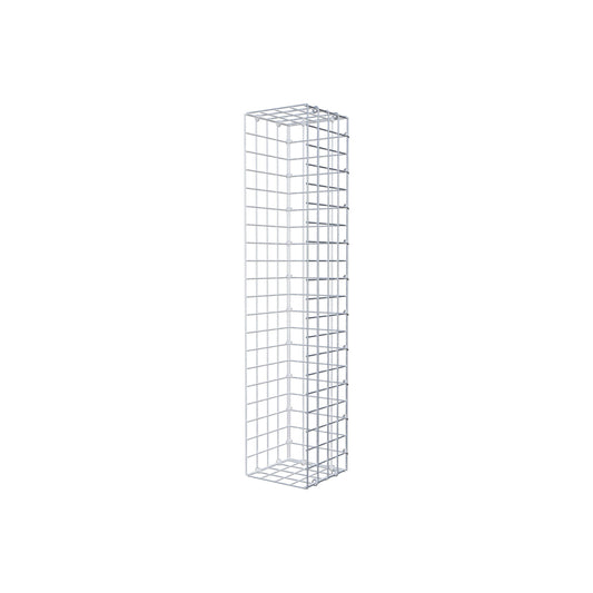 Mounted gabion type 2 100 cm x 20 cm x 20 cm (L x H x D), mesh size 5 cm x 5 cm, C-ring