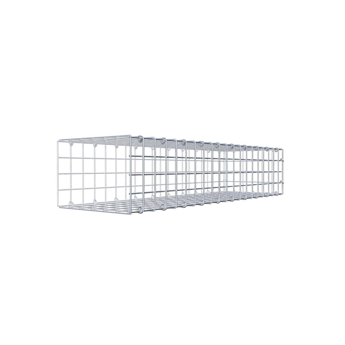 Extra gabion typ 2 100 cm x 20 cm x 30 cm (L x H x D), maskstorlek 5 cm x 5 cm, C-ring