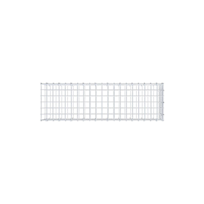 Mounted gabion type 2 100 cm x 20 cm x 30 cm (L x H x D), mesh size 5 cm x 5 cm, C-ring