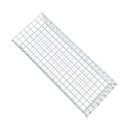 Anbaugabione Typ 2 100 cm x 20 cm x 40 cm (L x H x T), Maschenweite 5 cm x 5 cm, C-Ring