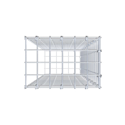 Gabbione aggiuntivo tipo 2 100 cm x 30 cm x 20 cm (L x A x P), maglia 5 cm x 5 cm, anello a C