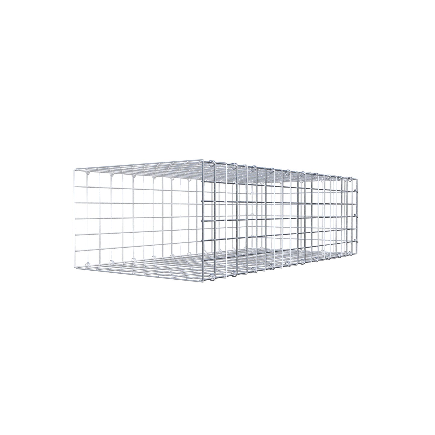 Fourche rapportée type 2 100 cm x 30 cm x 50 cm (L x H x P), mailles 5 cm x 5 cm, anneau C