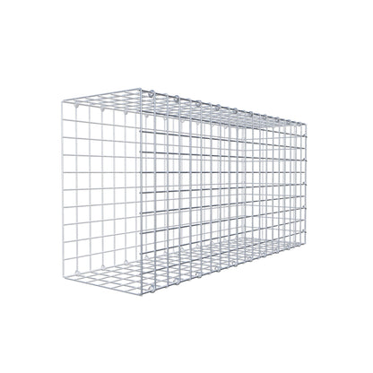 Mounted gabion type 2 100 cm x 50 cm x 30 cm (L x H x D), mesh size 5 cm x 5 cm, C-ring