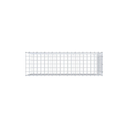 Mounted gabion type 2 100 cm x 50 cm x 30 cm (L x H x D), mesh size 5 cm x 5 cm, C-ring