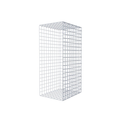 Gabbione aggiuntivo di tipo 2 100 cm x 50 cm x 40 cm (L x H x P), maglia 5 cm x 5 cm, anello a C