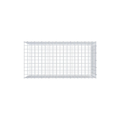 Gavión acoplable tipo 2 100 cm x 50 cm x 50 cm (L x A x P), malla 5 cm x 5 cm, anillo en C