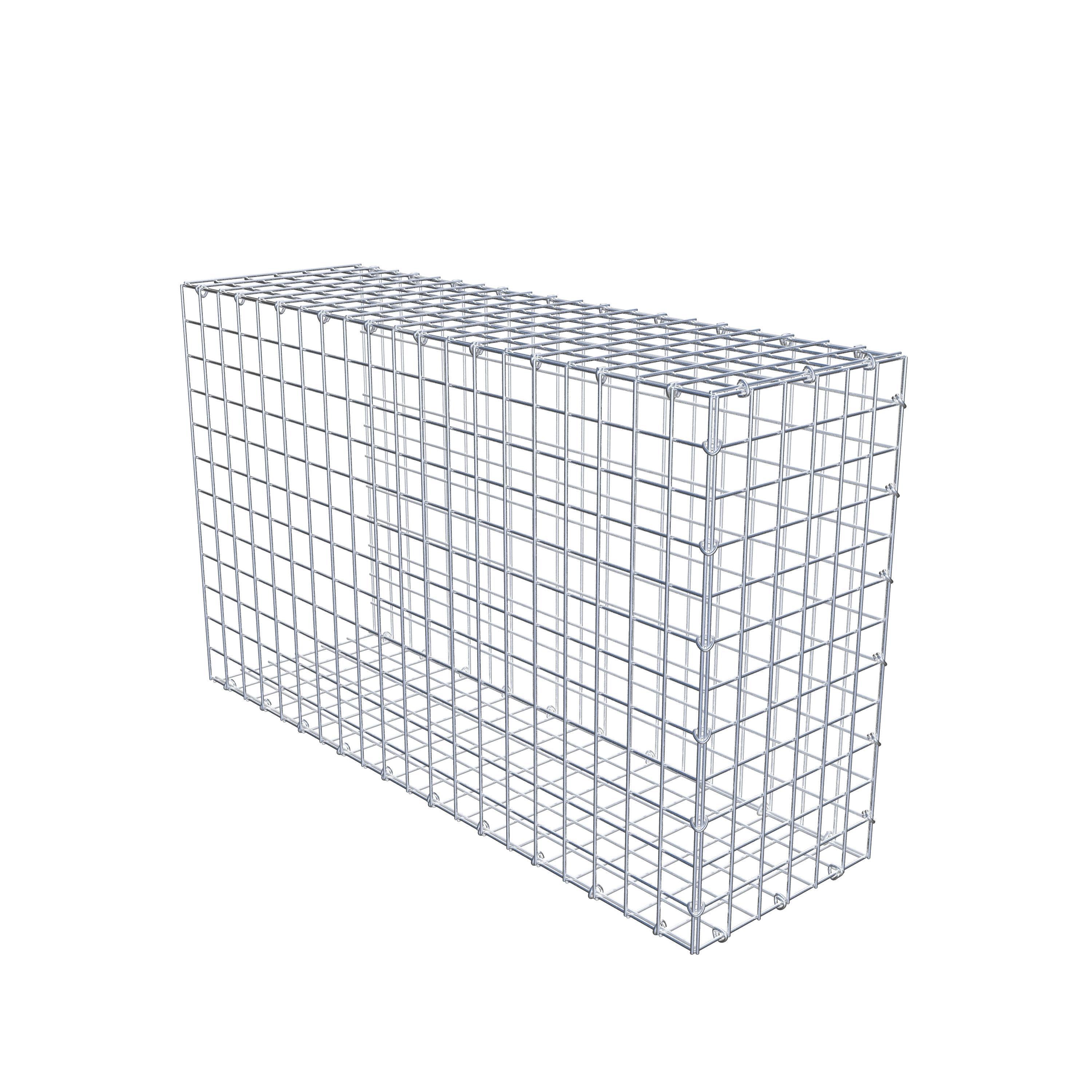 Mounted gabion type 2 100 cm x 60 cm x 30 cm (L x H x D), mesh size 5 cm x 5 cm, C-ring