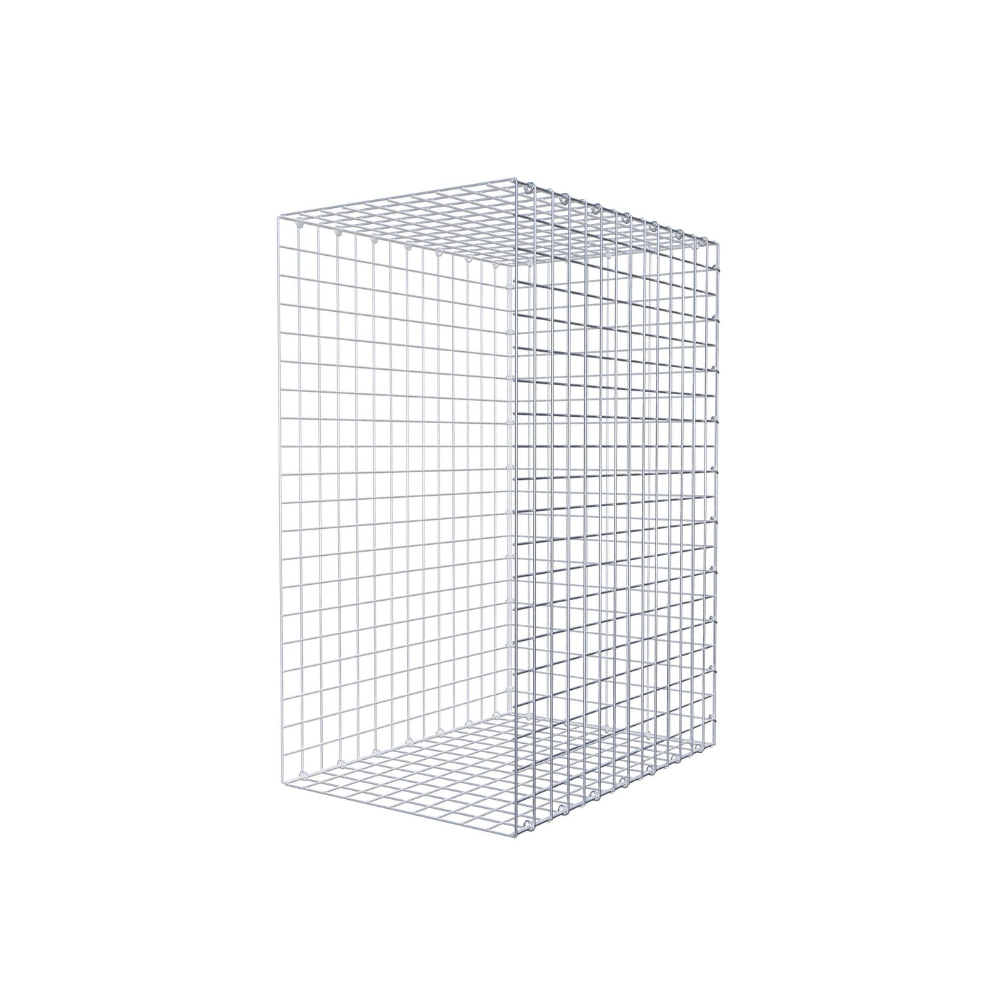 Mounted gabion type 2 100 cm x 70 cm x 50 cm (L x H x D), mesh size 5 cm x 5 cm, C-ring