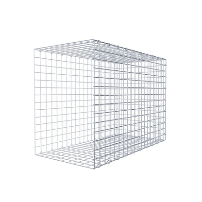 Mounted gabion type 2 100 cm x 70 cm x 50 cm (L x H x D), mesh size 5 cm x 5 cm, C-ring