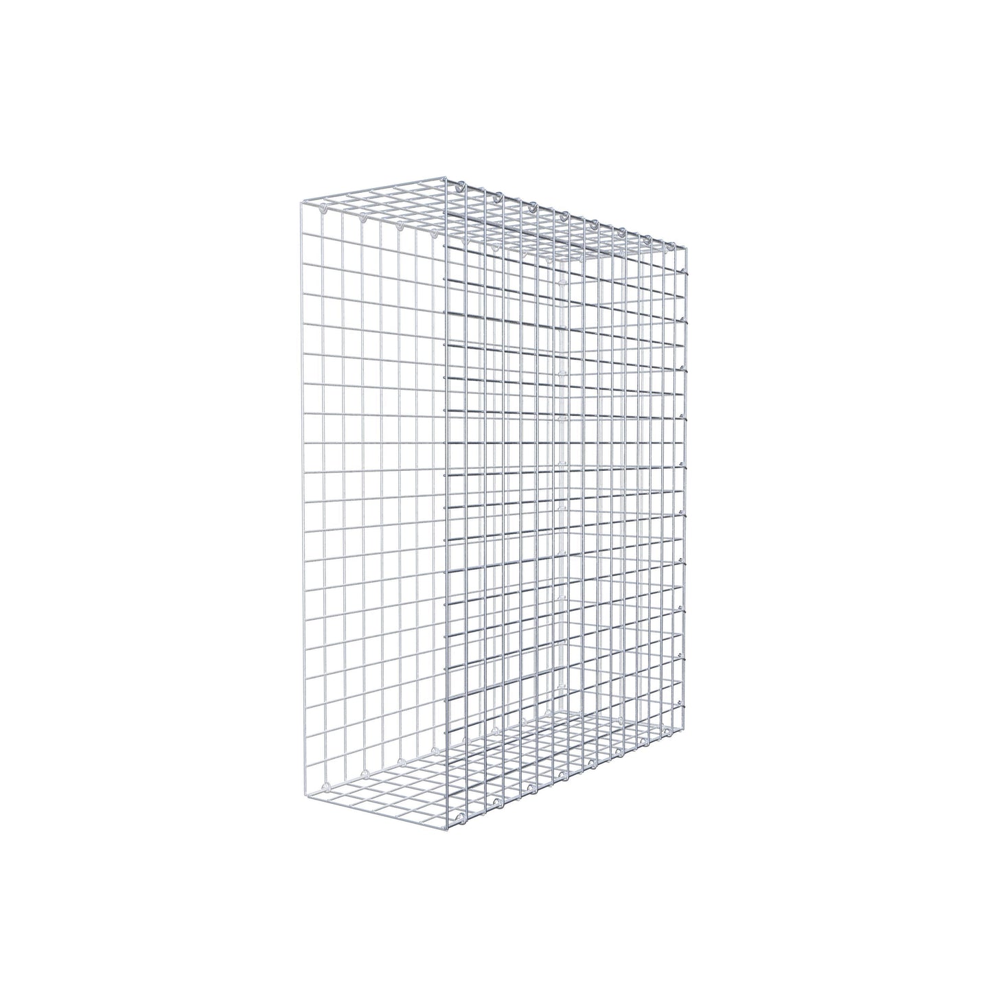 Gavión complementario de tipo 2 100 cm x 80 cm x 30 cm (largo x alto x fondo), malla 5 cm x 5 cm, anillo en C