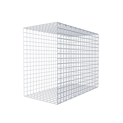Mounted gabion type 2 100 cm x 80 cm x 50 cm (L x H x D), mesh size 5 cm x 5 cm, C-ring