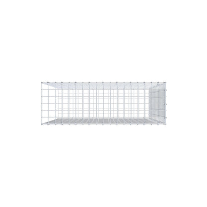 Monterad gabion typ 2 100 cm x 90 cm x 30 cm (L x H x D), maskstorlek 5 cm x 5 cm, C-ring