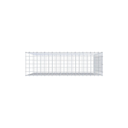 Monterad gabion typ 2 100 cm x 90 cm x 30 cm (L x H x D), maskstorlek 5 cm x 5 cm, C-ring