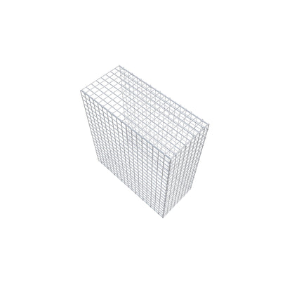 Gavión complementario de tipo 2 100 cm x 90 cm x 40 cm (largo x alto x fondo), malla 5 cm x 5 cm, anillo en C