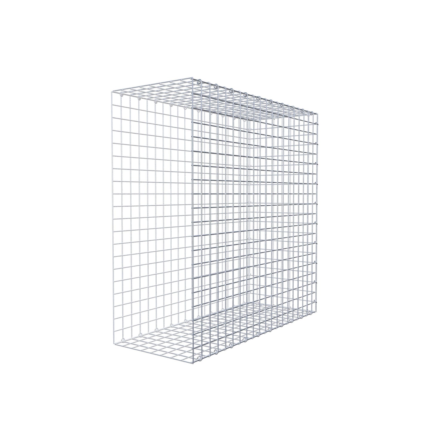 Anbaugabione Typ 2 100 cm x 100 cm x 40 cm (L x H x T), Maschenweite 5 cm x 5 cm, C-Ring