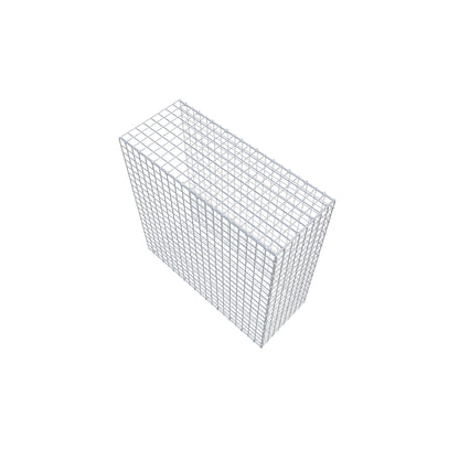 Anbaugabione Typ 2 100 cm x 100 cm x 40 cm (L x H x T), Maschenweite 5 cm x 5 cm, C-Ring