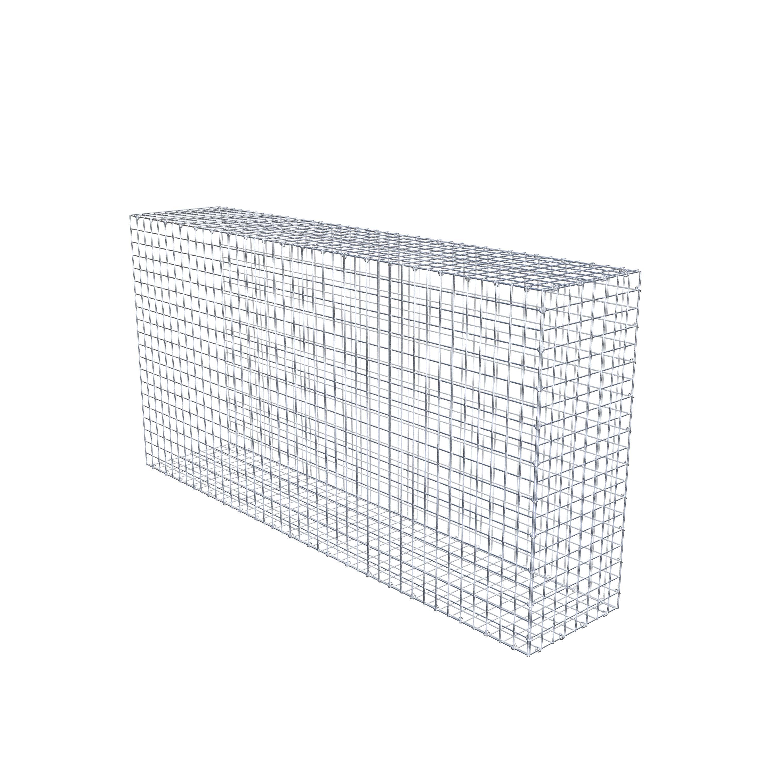 Mounted gabion type 2 200 cm x 100 cm x 40 cm (L x H x D), mesh size 5 cm x 5 cm, C-ring