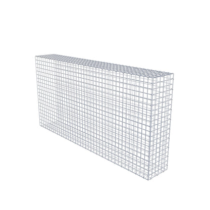 Fästbar gabion typ 2 200 cm x 100 cm x 30 cm (L x H x D), maskstorlek 5 cm x 5 cm, C-ring