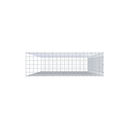 Fästbar gabion typ 2 200 cm x 100 cm x 30 cm (L x H x D), maskstorlek 5 cm x 5 cm, C-ring