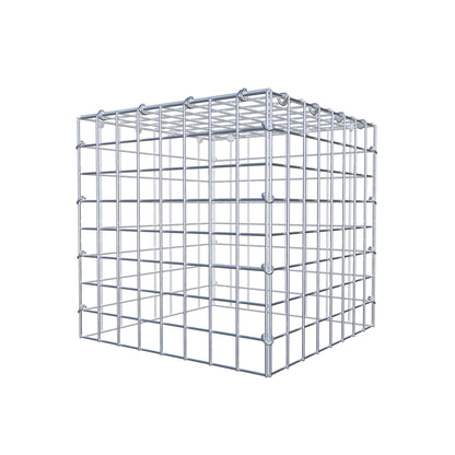 Mounted gabion type 3 40 cm x 40 cm x 40 cm (L x H x D), mesh size 5 cm x 5 cm, C-ring