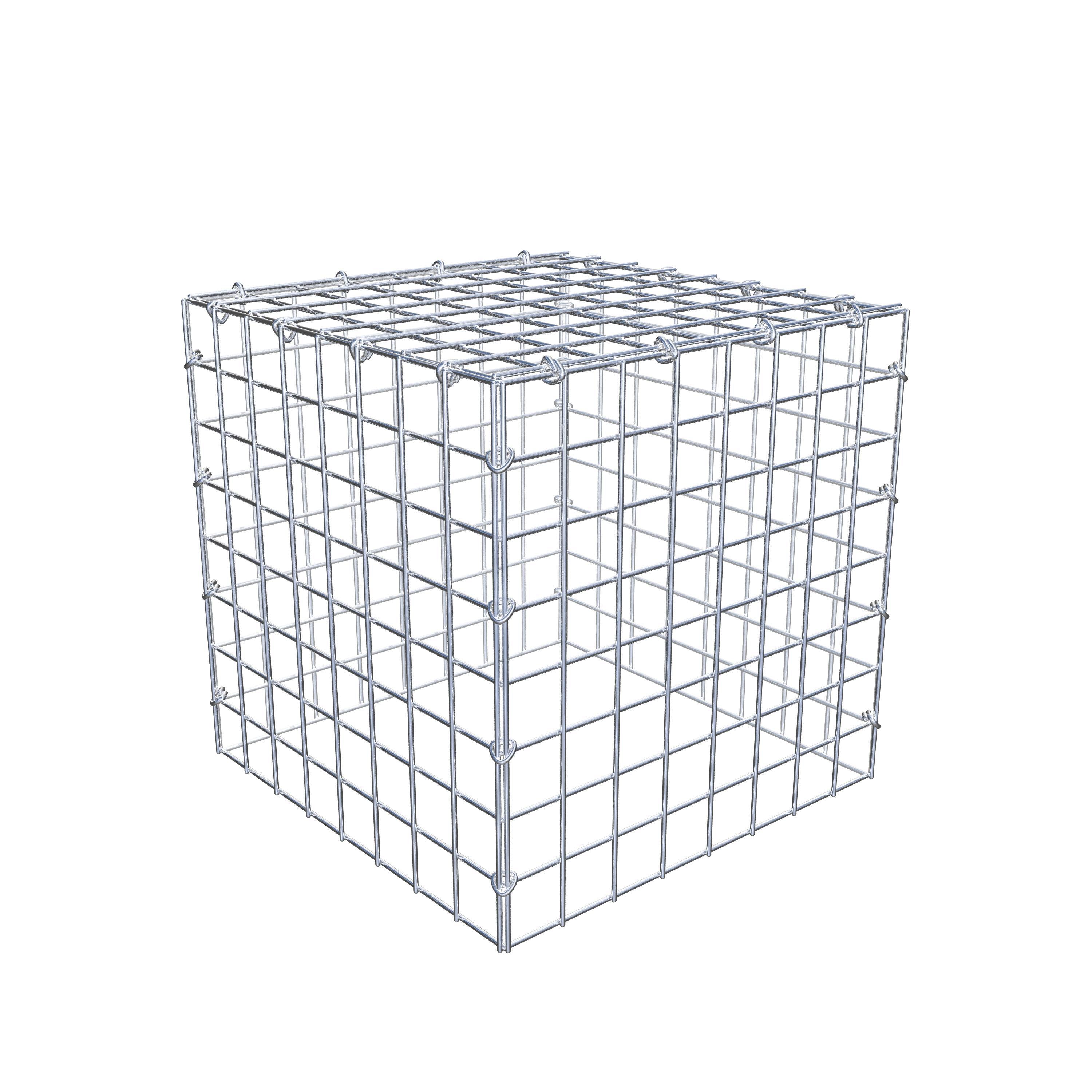 Monteret gabion type 3 40 cm x 40 cm x 40 cm (L x H x D), maskestørrelse 5 cm x 5 cm, C-ring