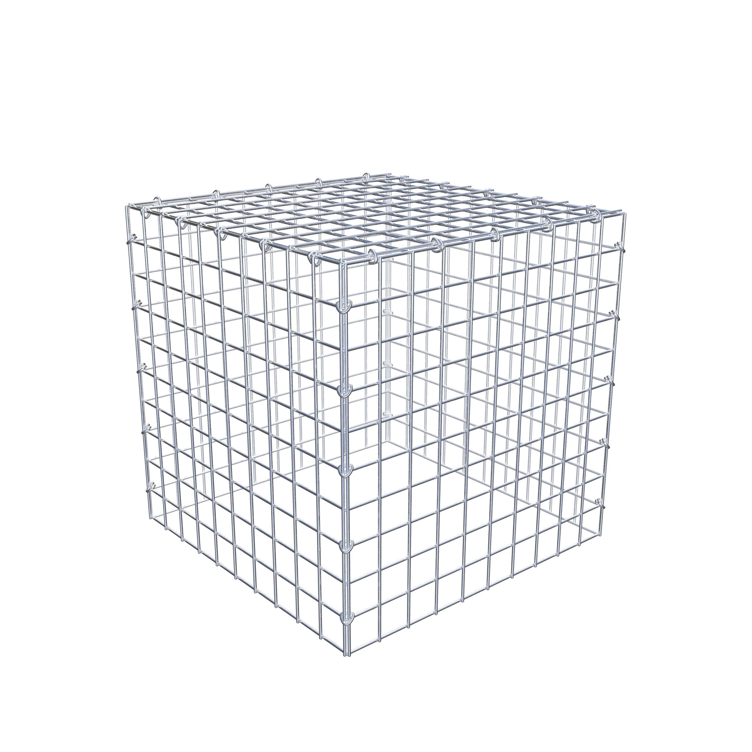 Monteret gabion type 3 50 cm x 50 cm x 50 cm (L x H x D), maskestørrelse 5 cm x 5 cm, C-ring