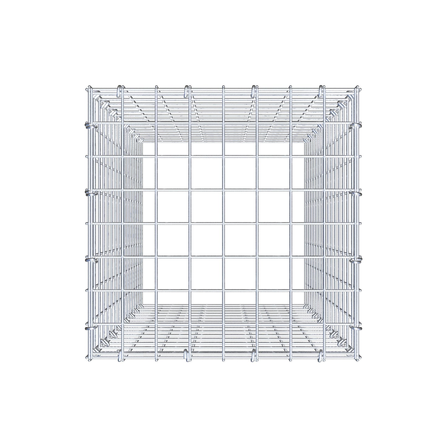 Pila adicional tipo 3 80 cm x 40 cm x 40 cm (L x A x P), tamaño de malla 5 cm x 5 cm, anillo en C