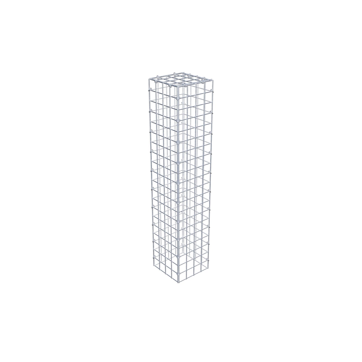 Mounted gabion type 3 100 cm x 20 cm x 20 cm (L x H x D), mesh size 5 cm x 5 cm, C-ring