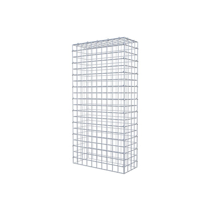 Monteret gabion type 3 100 cm x 20 cm x 50 cm (L x H x D), maskestørrelse 5 cm x 5 cm, C-ring