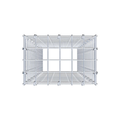 Gavión adicional tipo 3 100 cm x 30 cm x 20 cm (L x A x P), malla 5 cm x 5 cm, anillo en C