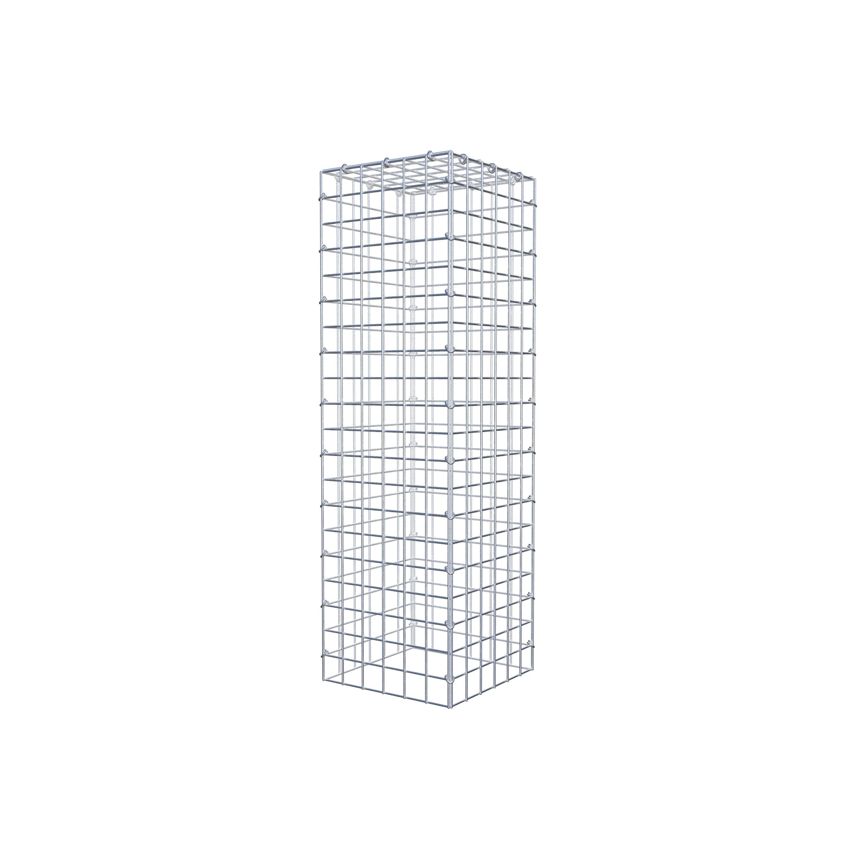 Mounted gabion type 3 100 cm x 30 cm x 30 cm (L x H x D), mesh size 5 cm x 5 cm, C-ring