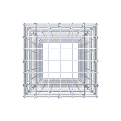 Type 3 oplegkorf 100 cm x 30 cm x 30 cm (L x H x D), maaswijdte 5 cm x 5 cm, C-ring