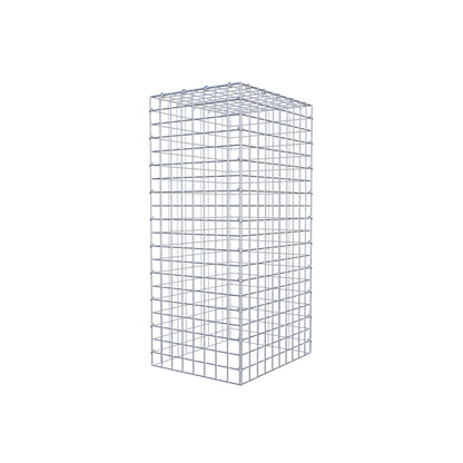 Monteret gabion type 3 100 cm x 50 cm x 40 cm (L x H x D), maskestørrelse 5 cm x 5 cm, C-ring