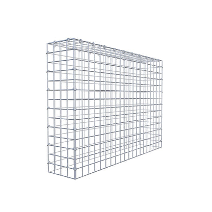 Monteret gabion type 3 100 cm x 70 cm x 20 cm (L x H x D), maskestørrelse 5 cm x 5 cm, C-ring
