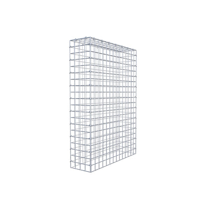Monteret gabion type 3 100 cm x 70 cm x 20 cm (L x H x D), maskestørrelse 5 cm x 5 cm, C-ring