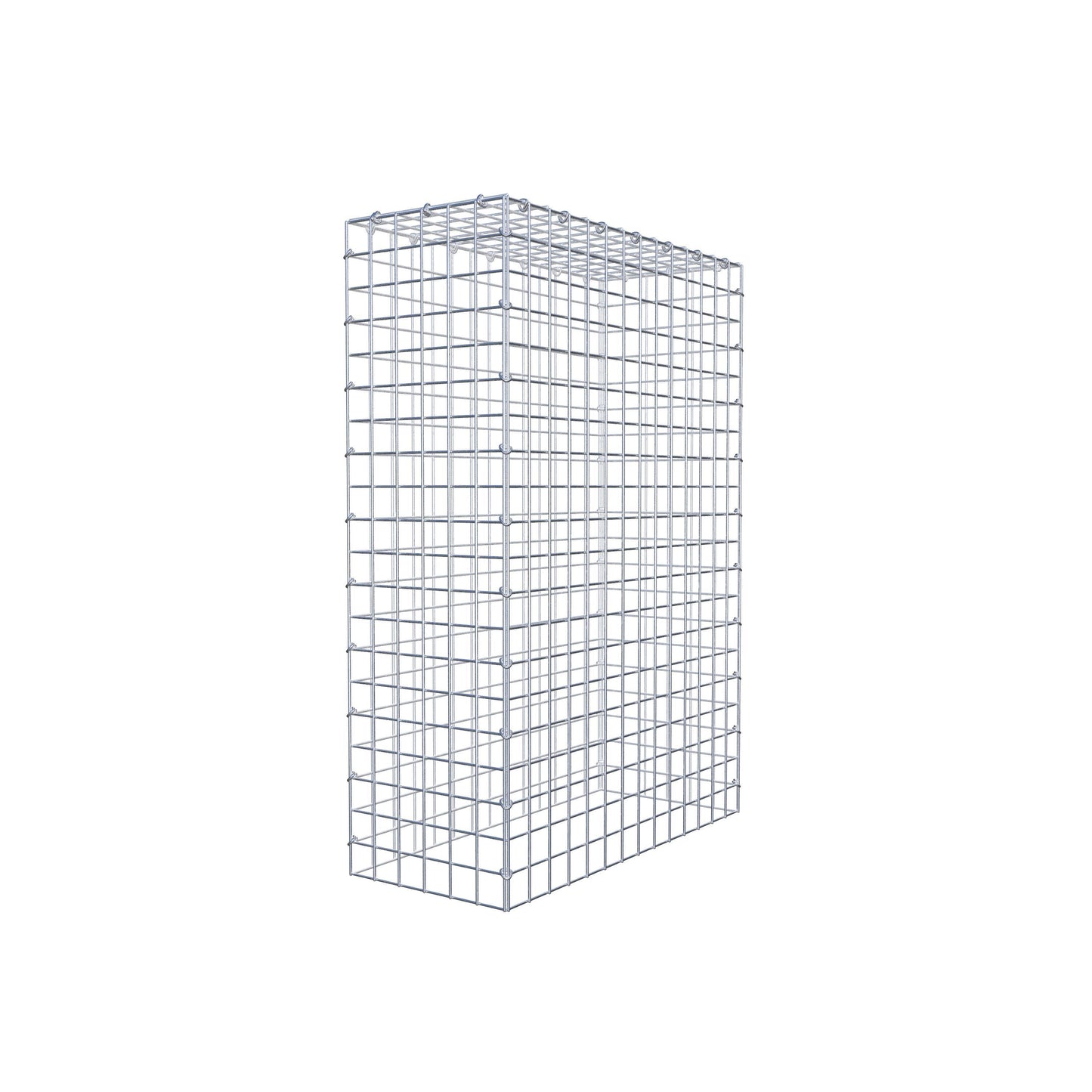 Mounted gabion type 3 100 cm x 70 cm x 30 cm (L x H x D), mesh size 5 cm x 5 cm, C-ring