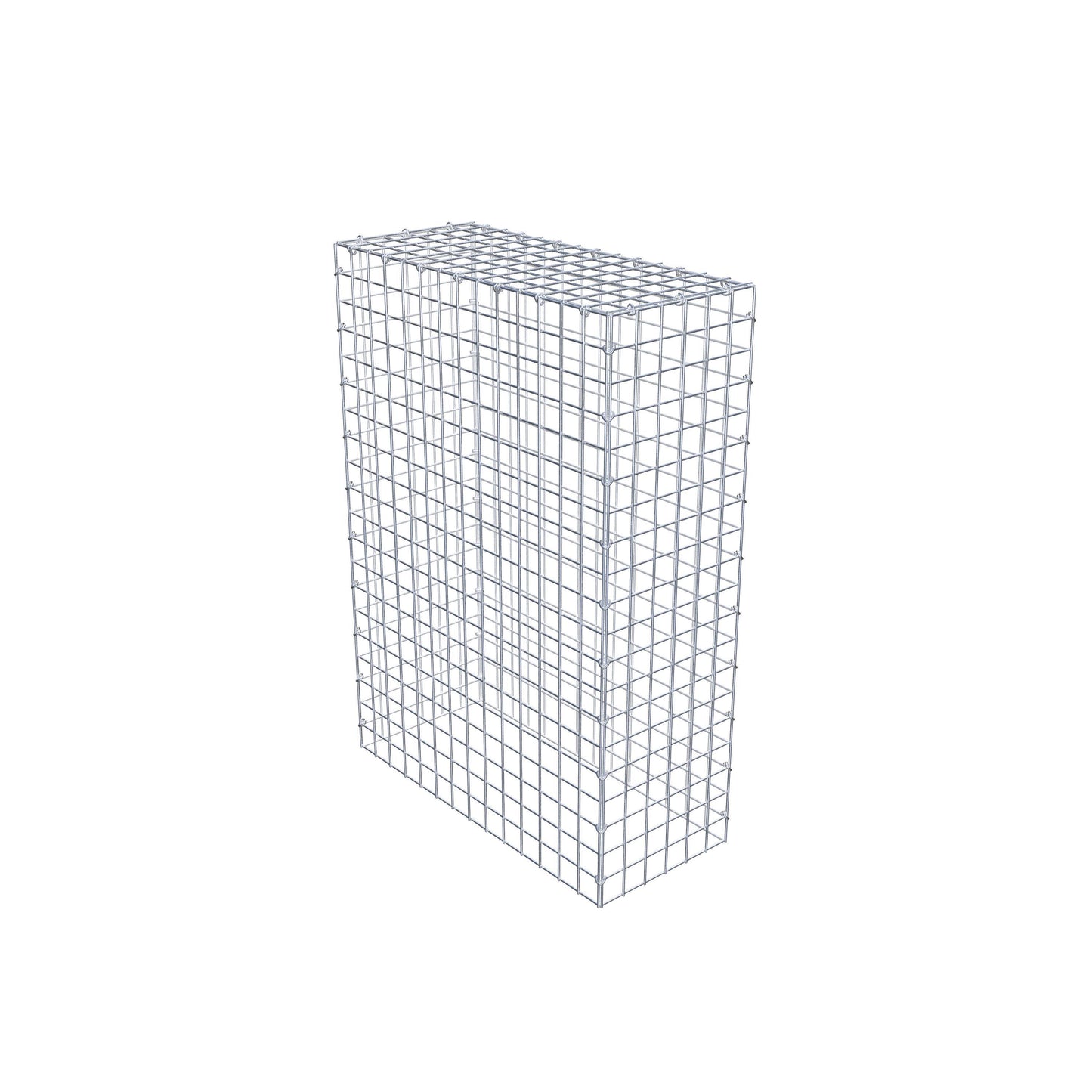 Mounted gabion type 3 100 cm x 70 cm x 30 cm (L x H x D), mesh size 5 cm x 5 cm, C-ring