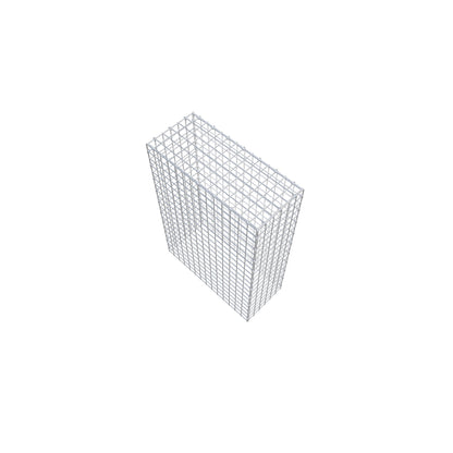 Mounted gabion type 3 100 cm x 70 cm x 30 cm (L x H x D), mesh size 5 cm x 5 cm, C-ring