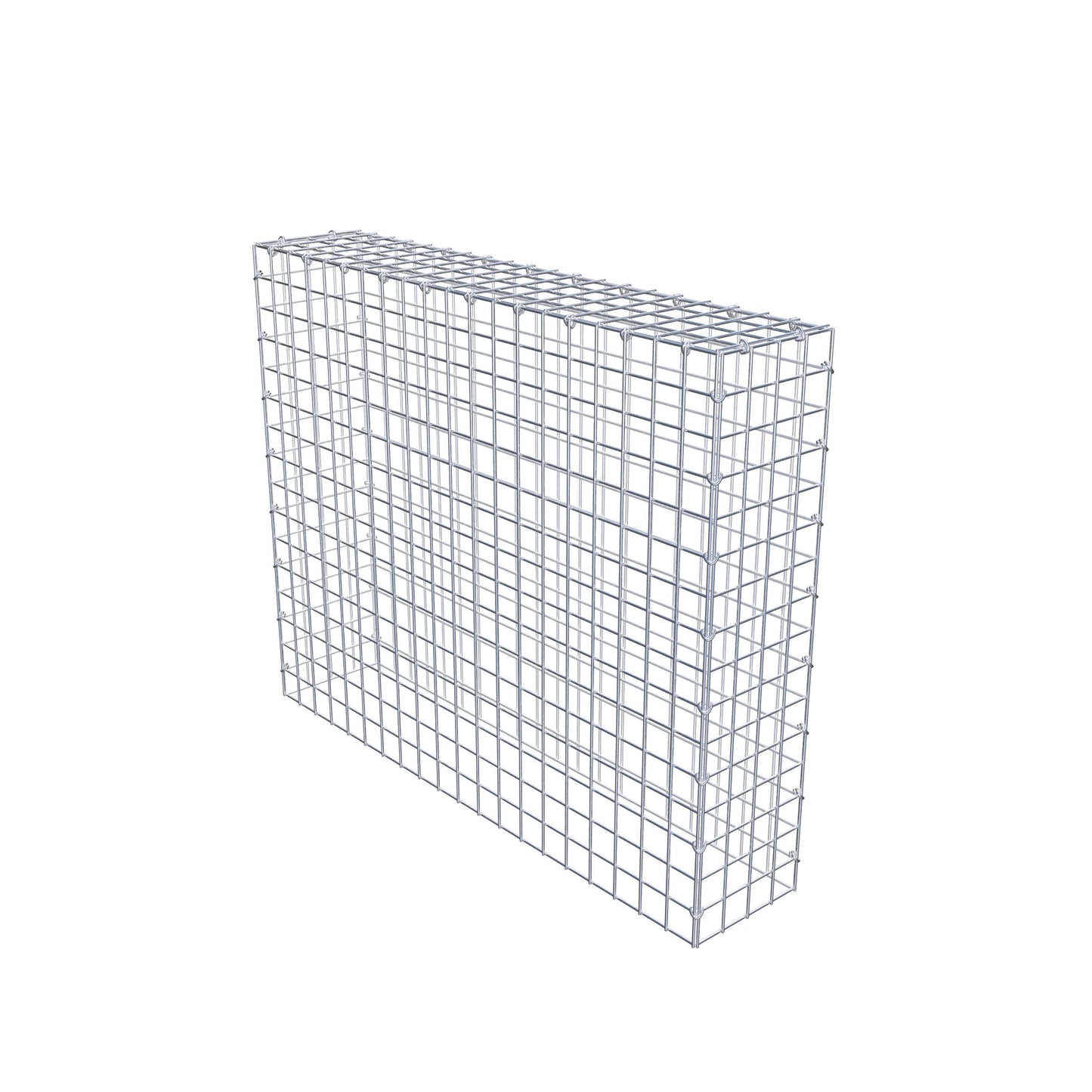 Gabbione aggiuntivo di tipo 3 100 cm x 80 cm x 20 cm (L x H x P), maglia 5 cm x 5 cm, anello a C