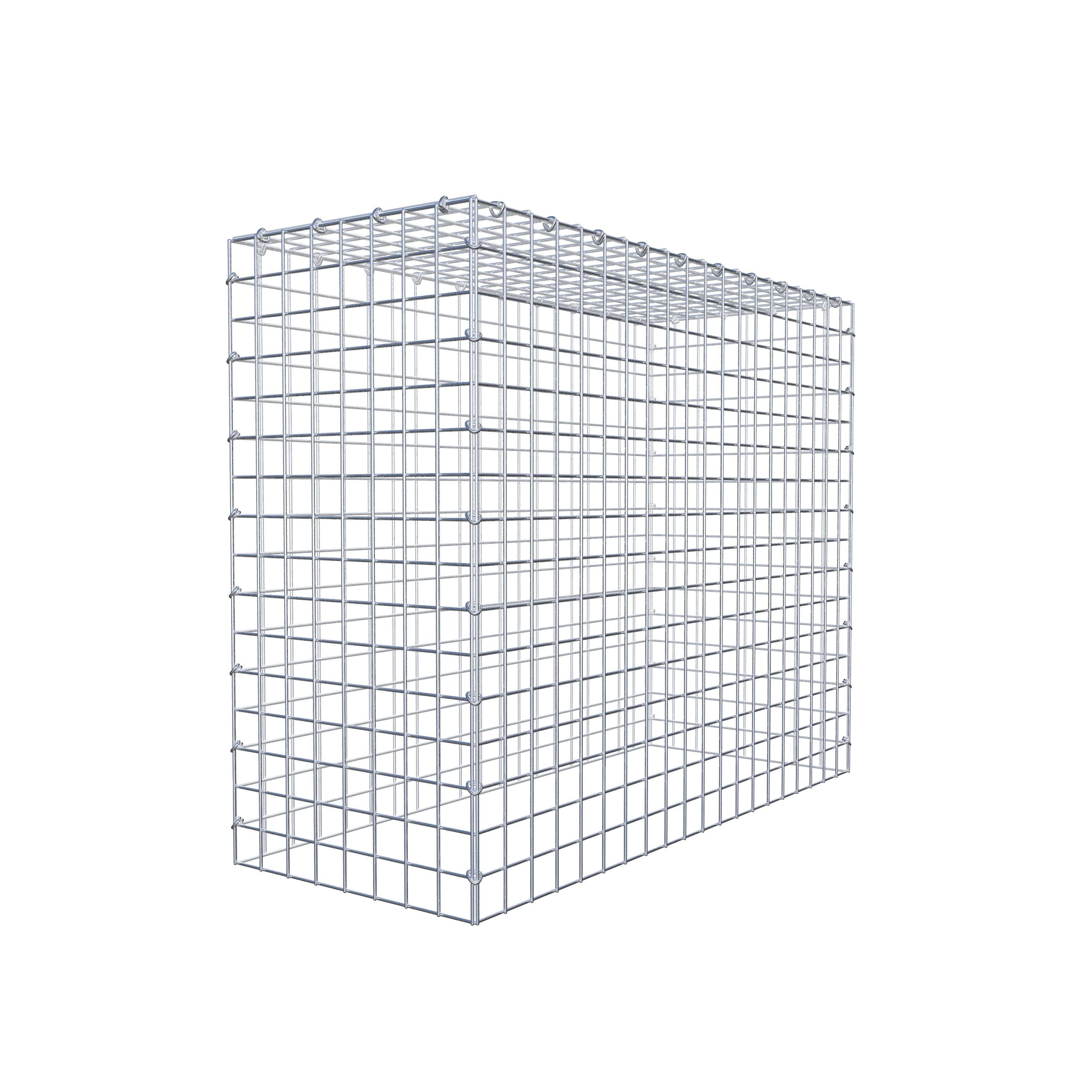 Mounted gabion type 3 100 cm x 80 cm x 40 cm (L x H x D), mesh size 5 cm x 5 cm, C-ring